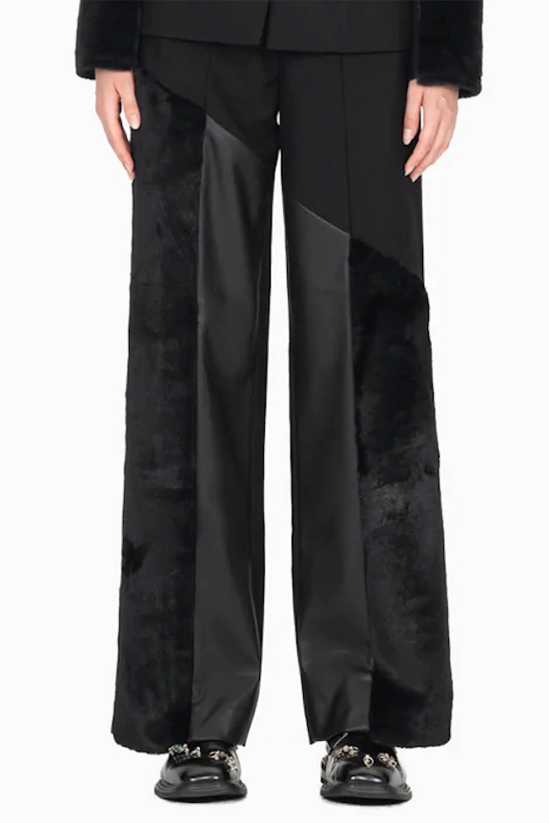 Faux Fur Trousers Trousers Timeless Classic