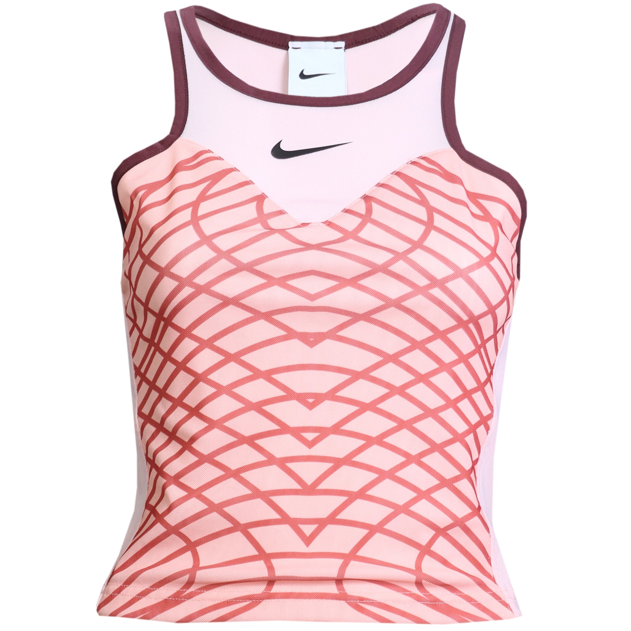 Nike Women's Dri-FIT Slam Tank DR9754-686 - Roland-Garros spandex blend tank