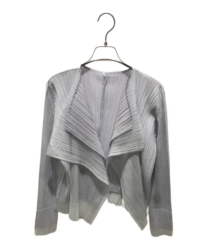 [Pre-owned] PLEATS PLEASE Layered pleated cardigan PP71-J0702 PP71-J0702 Long Cardigan Short Cardigan Medium Cardigan