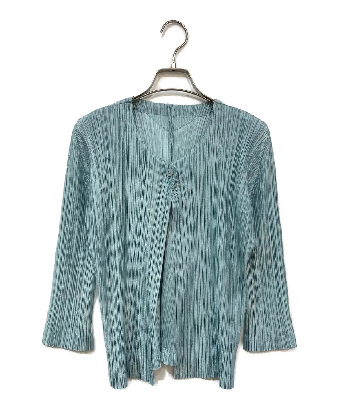 [Pre-owned] PLEATS PLEASE Pleated Bolero Cardigan PP41-J0187 Fitted Loose Oversized