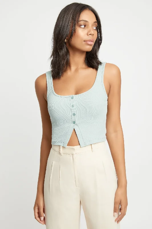 Morgan Button Tank relaxed fit tank