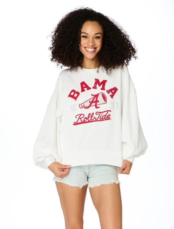 Stewart Simmons - Alabama Balloon Pullover Chenille Soft Sweater