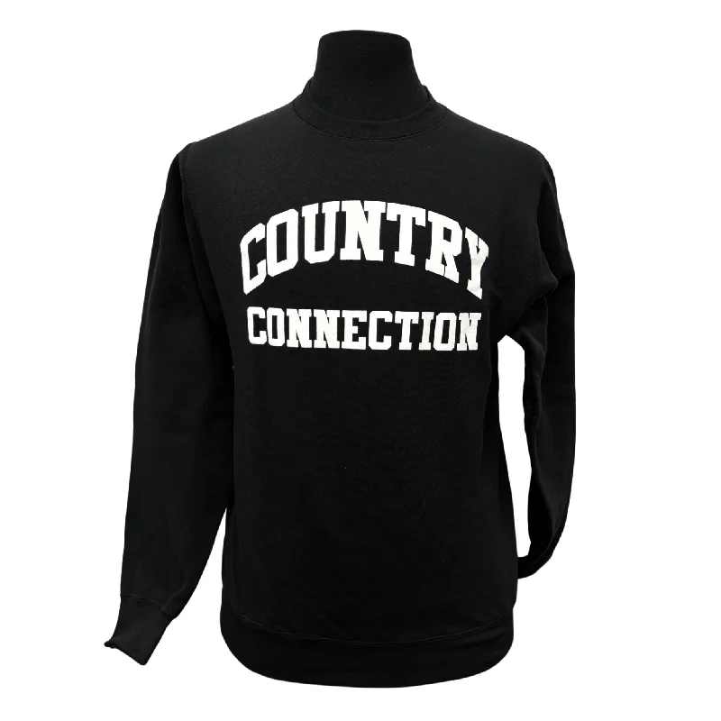 COUNTRY CONNECTION LOGO PULLOVER Lapel Neck Sweater