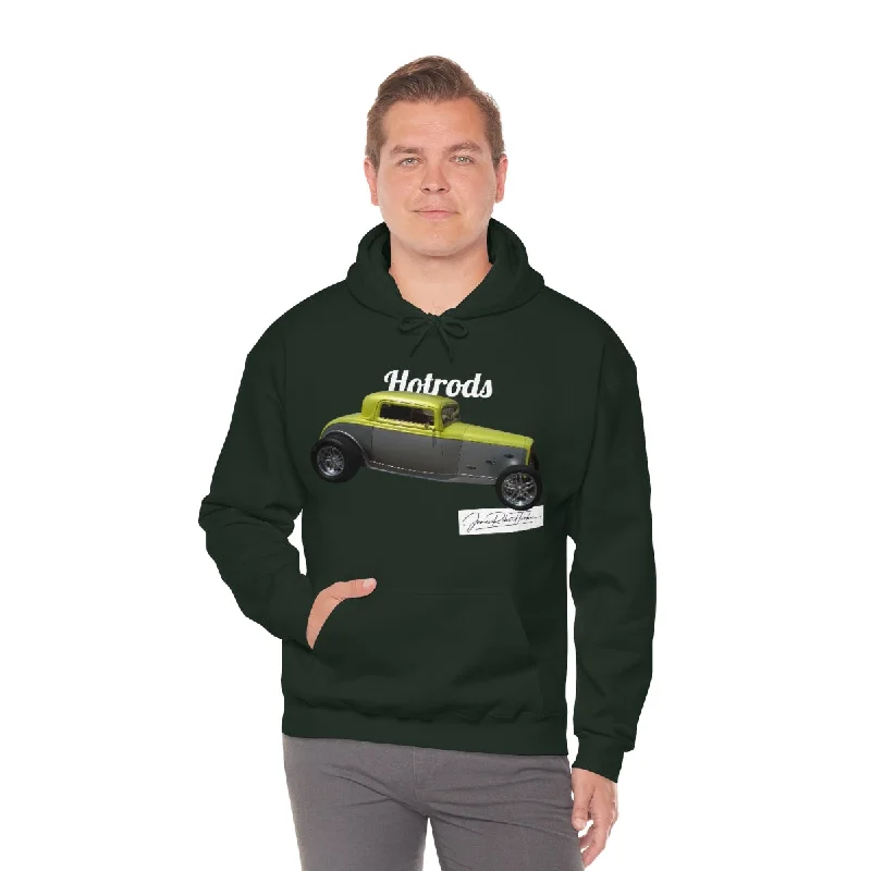 Hotrods Signature Unisex Heavy Blend™ Hooded Sweatshirt Hoodie with Earth Tones Natural Calm