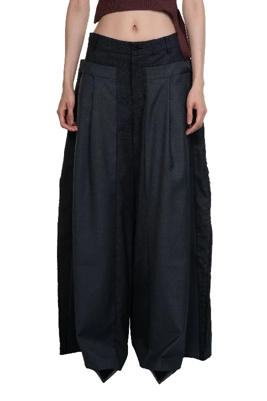 Deconstruction Patchwork Trousers Trousers Recommended Stylist