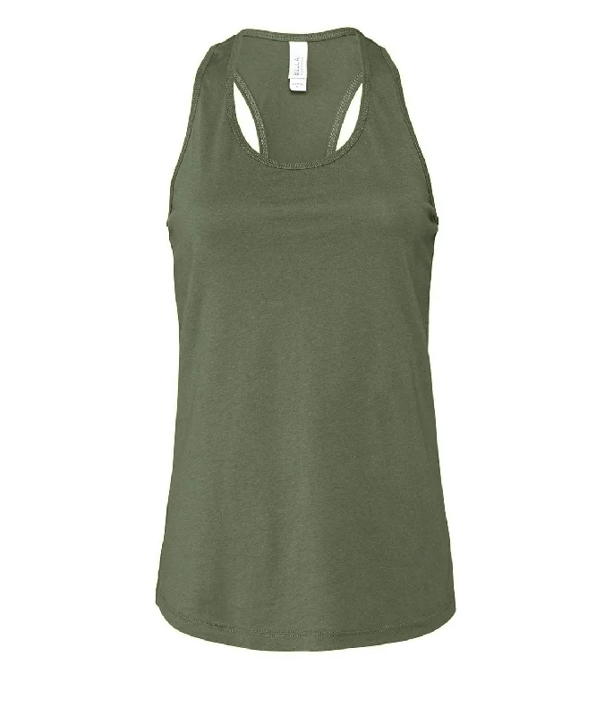 Military Green - Women's Jersey racer back tank sage tank top