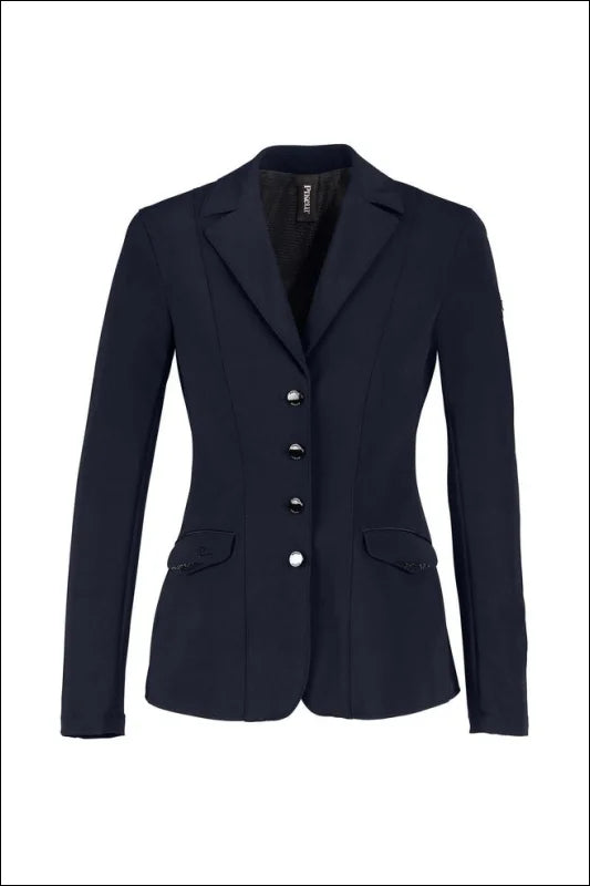 Pikeur Isalie Show Jacket - Navy Boat Neck Shawl Collar Notched Collar