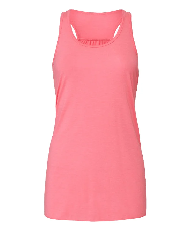 Neon Pink - Flowy racerback tank top neon tank top