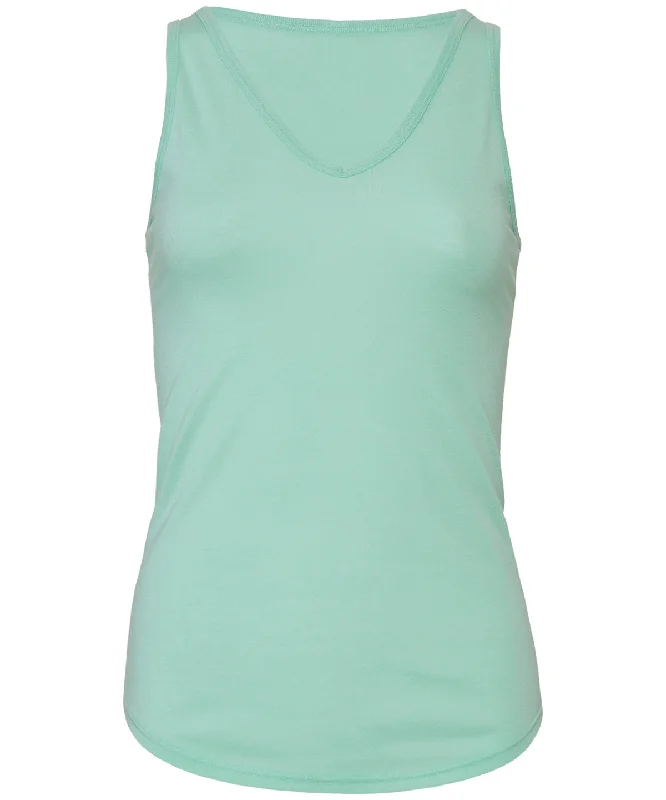 Mint - Flowy v-neck tank top flirty tank top