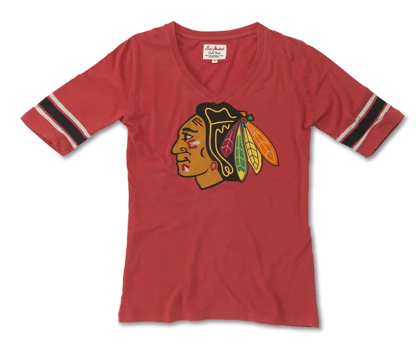 Women's Chicago Blackhawks Mahalo Tee By Red Jacket Rayon Jacket Velvet Jacket Corduroy Jacket