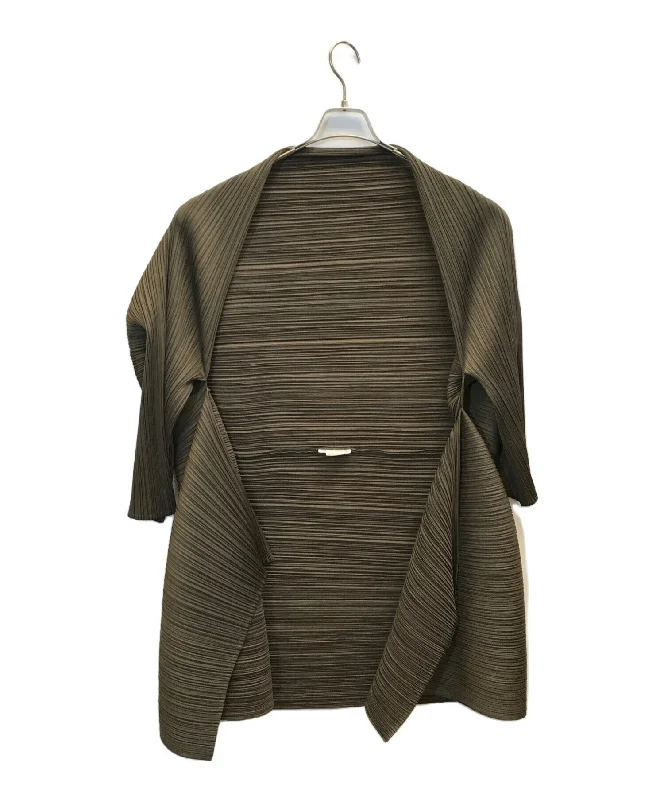 [Pre-owned] PLEATS PLEASE Pleated Bolero Cardigan PP63-JO412 Thin Thick Dense