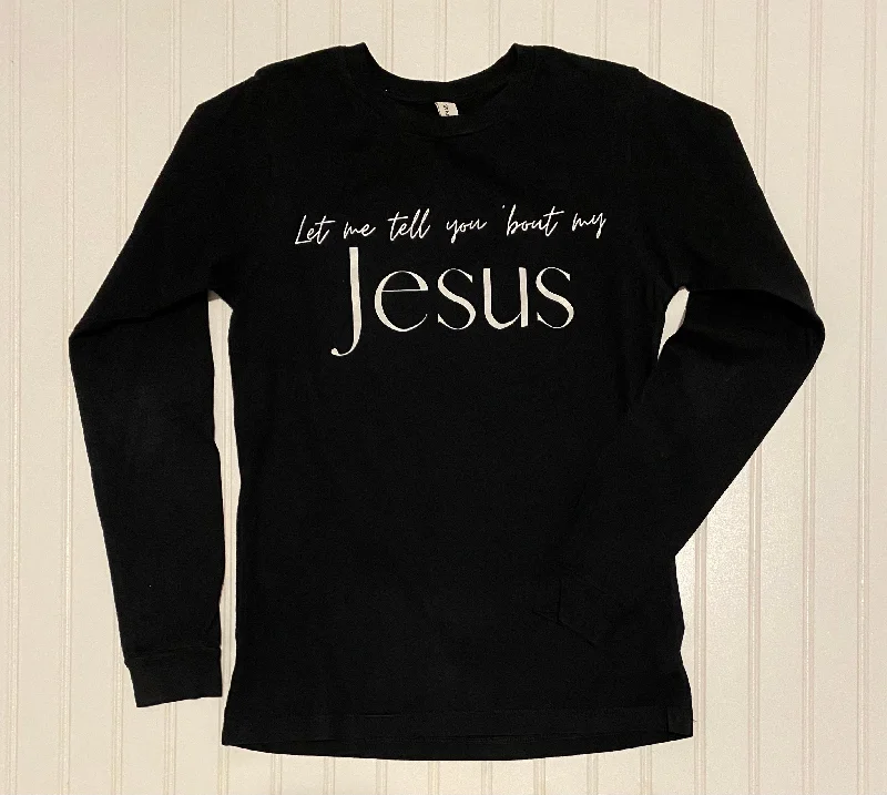 About My Jesus Tee Shirt Front and Back Fashionable Trendy Casual