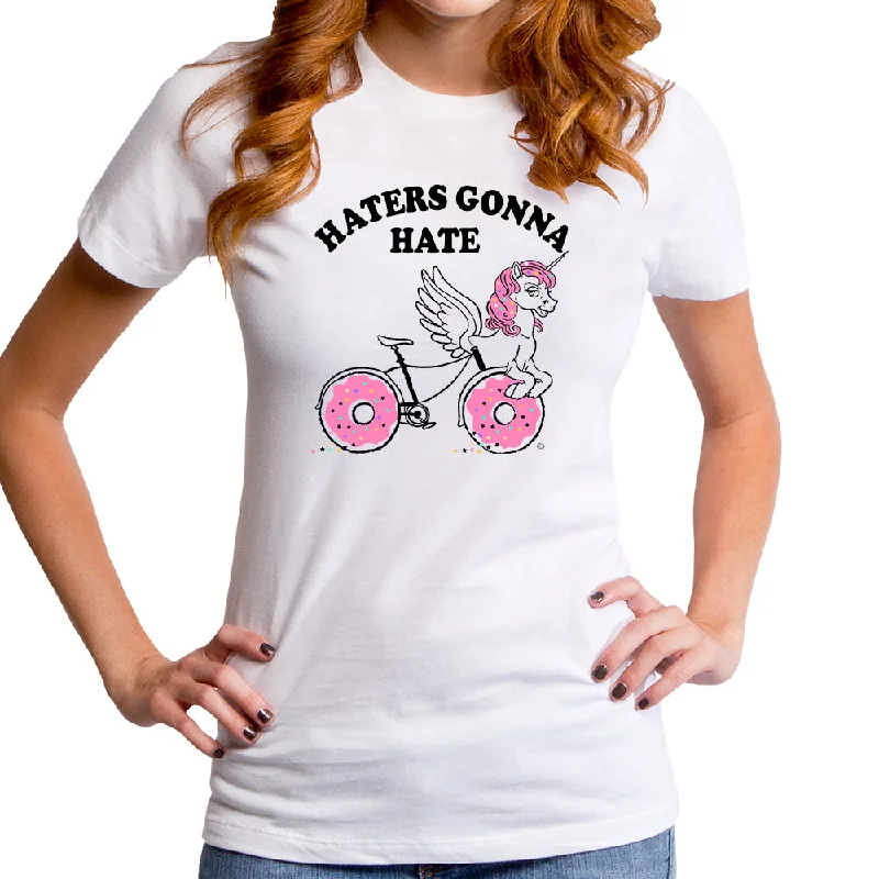 Haters Gonna Hate Women's T-Shirt Anti-Pilling Machine Wash Handmade