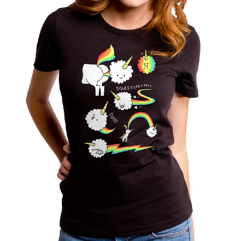 Pooticorn Things Women's T-Shirt Anti-Shrink Durable Soft