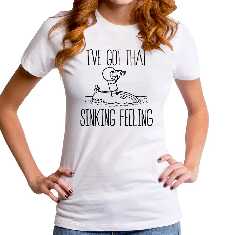 Sinking Feeling Women's T-Shirt Iron Safe Non-Iron Wrinkle Free