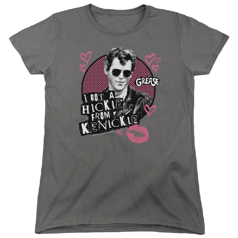 Grease Kenickie - Women's T-Shirt Beaded Sequined Faux Fur