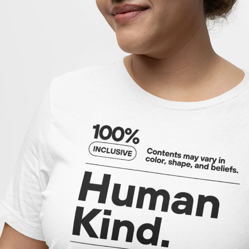 Human Kind | Unisex T-shirt Spandex Blend Rayon Blend Denim Blend