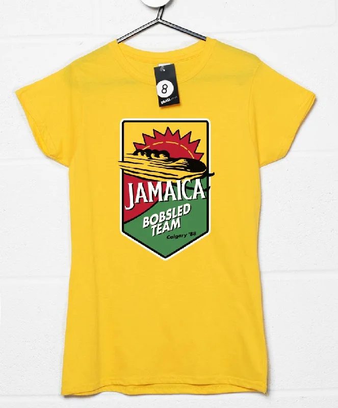 Jamaica Bobsled Team T-Shirt for Women Fitted T-Shirt Seamless Stretchy