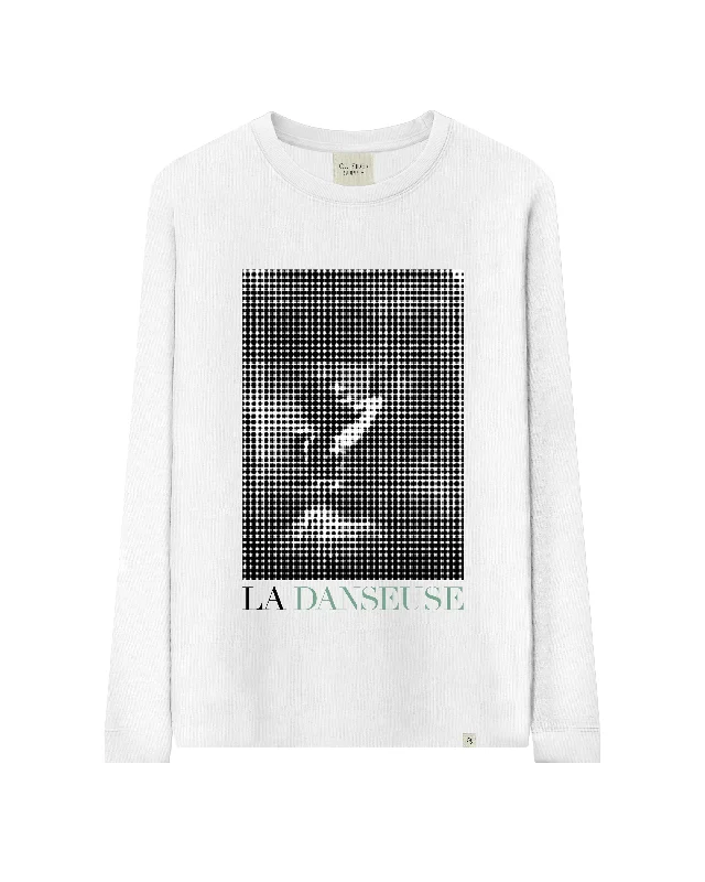 La Danseuse Heavyweight Long Sleeve Tee Front Pockets Side Pockets Patch Pockets