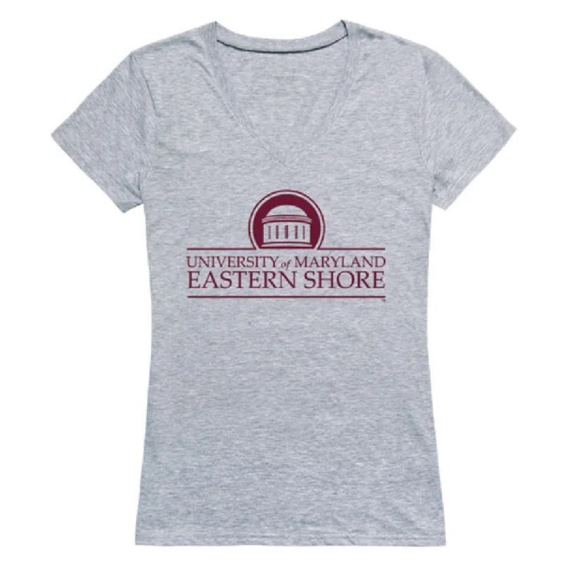 Maryland Eastern S Hawks Womens Seal T-Shirt Ribbed T-Shirt High Neck Heavyweight