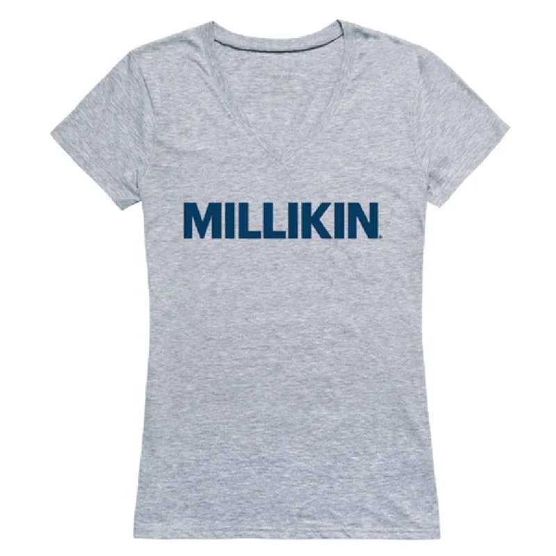 Millikin Big Blue Womens Seal T-Shirt Mesh Fabric Canvas Fabric Denim Fabric