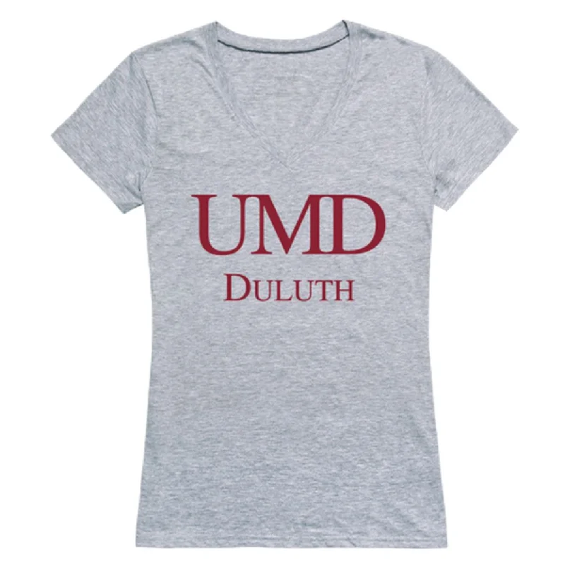 Minnesota Duluth Bulldogs Womens Seal T-Shirt Hooded Caped Shawl Collar