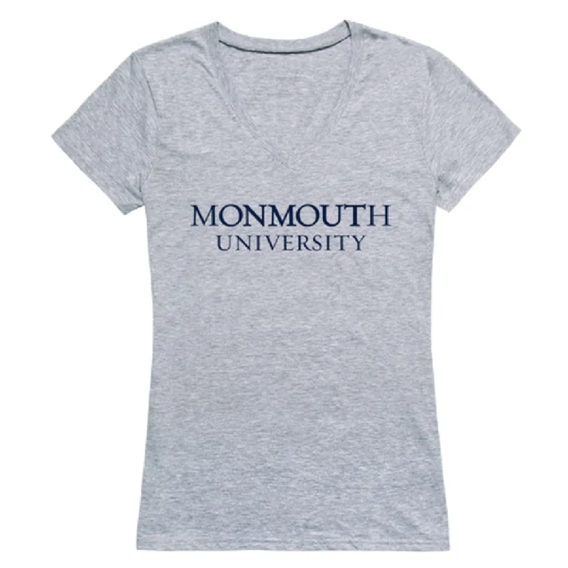 Monmouth Hawks Womens Seal T-Shirt Layered Multi-layer Single Layer