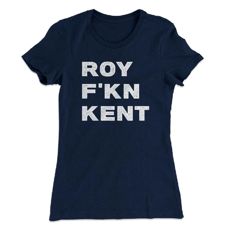 Roy F-Kn Kent Women's T-Shirt Front Pockets Side Pockets Patch Pockets