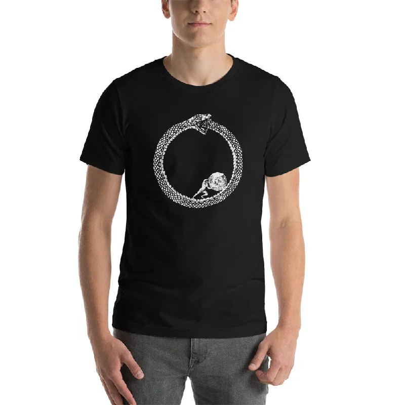 Sisyphus in Ouroboros - Basic T-Shirt Ribbed T-Shirt High Neck Heavyweight