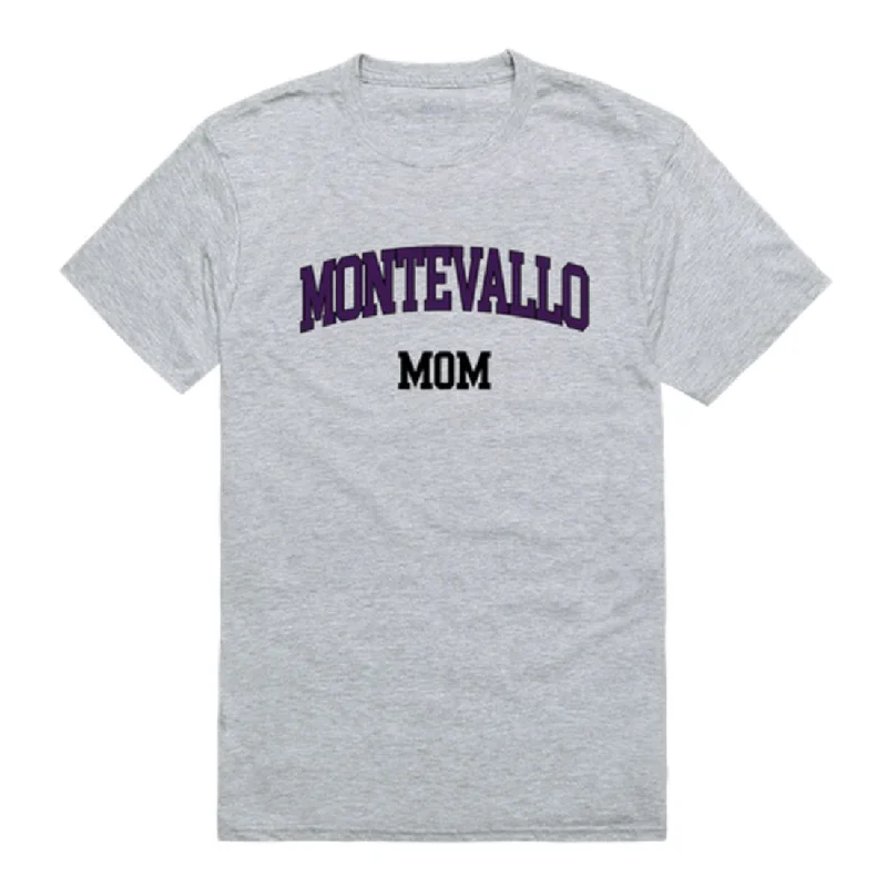 University of Montevallo Falcons Mom T-Shirts Silk Blend Satin Velvet